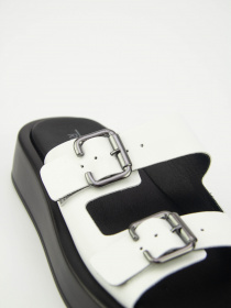 Шлепанцы Respect модель 02423__100_WHITE Шлепанцы Respect модель 02423__100_WHITE Фото