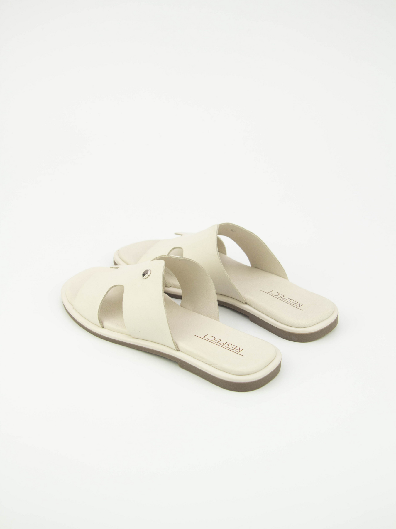 Шльопанці Respect модель 02381__235_OFF_WHITE Фото