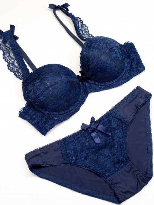 Комплект белья ISSA Plus модель BL2-419_blue Фото