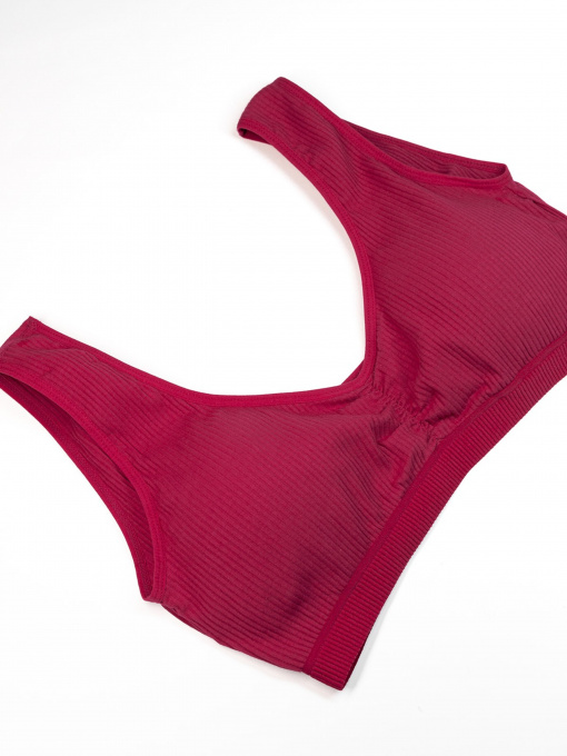 Бюстгальтер ISSA Plus модель BL2-577_burgundy Фото