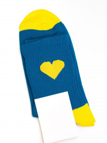 Носки ISSA Plus модель NS-248_blue Фото