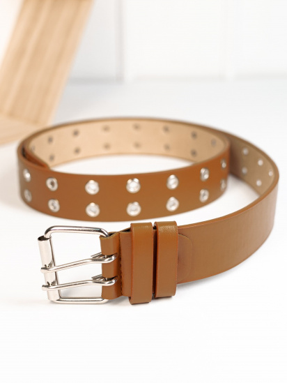 Ремень ISSA Plus модель R1-136_brown — фото - INTERTOP
