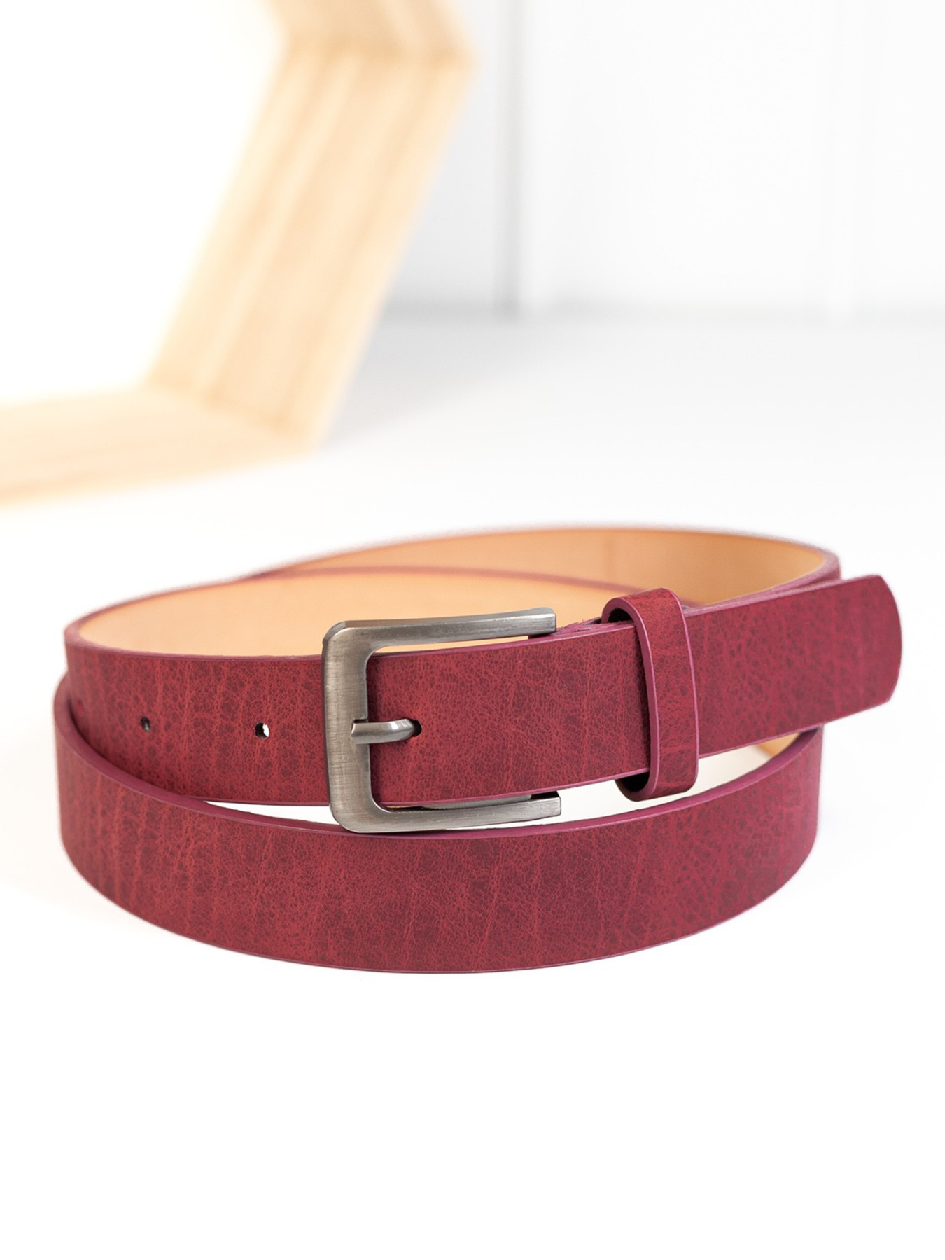 Ремінь ISSA Plus модель R1-137_burgundy Ремінь ISSA Plus модель R1-137_burgundy Фото