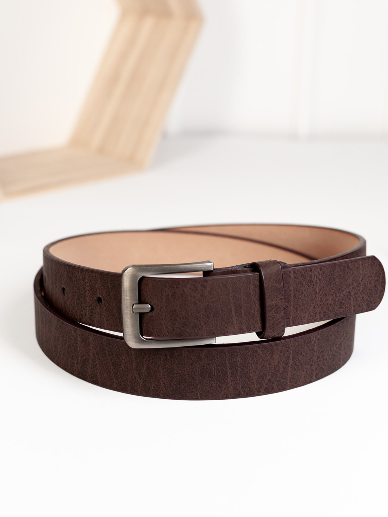 Ремень ISSA Plus модель R1-137_brown Фото