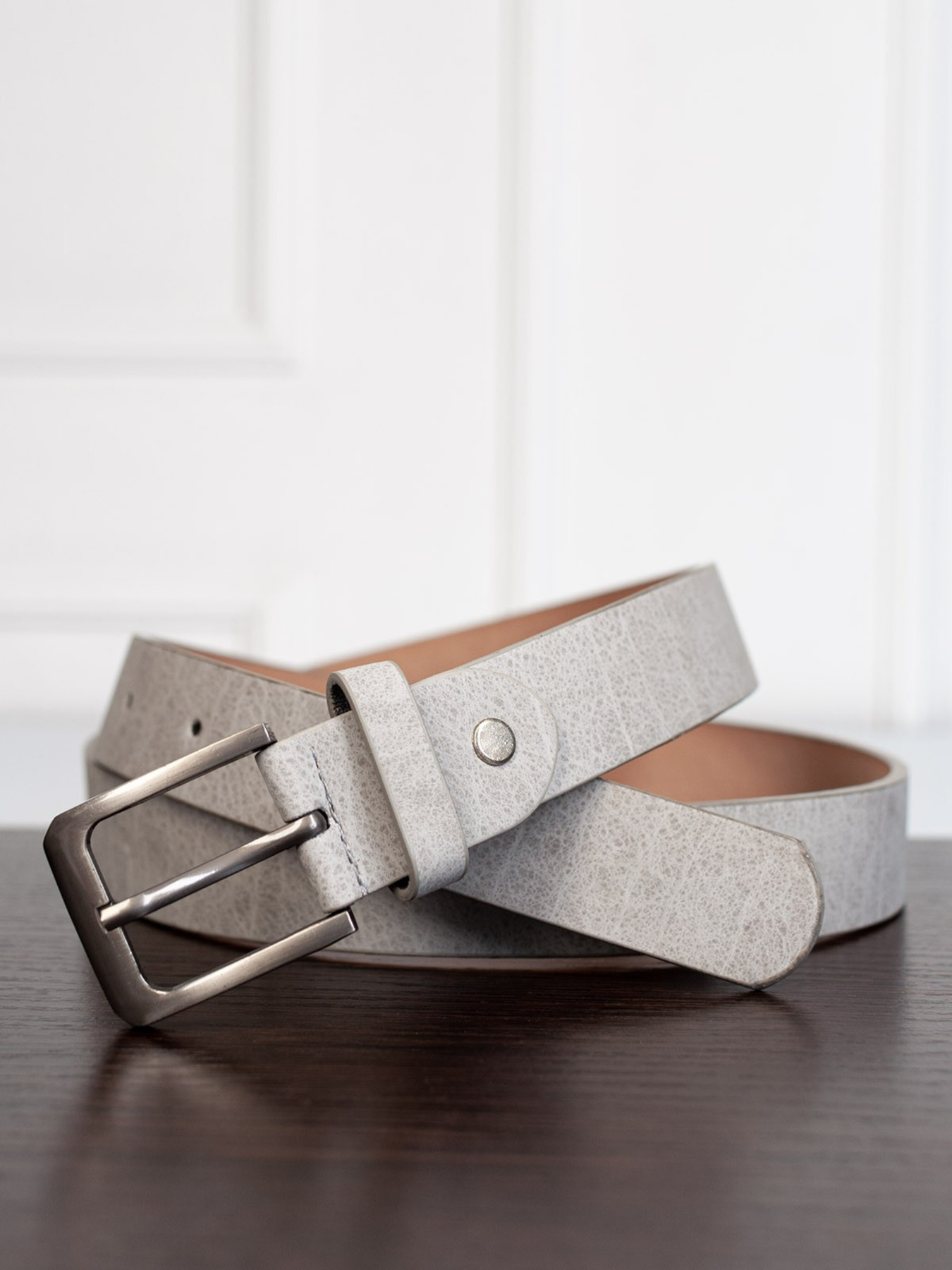 Ремінь ISSA Plus модель R1-137_grey Ремінь ISSA Plus модель R1-137_grey Фото