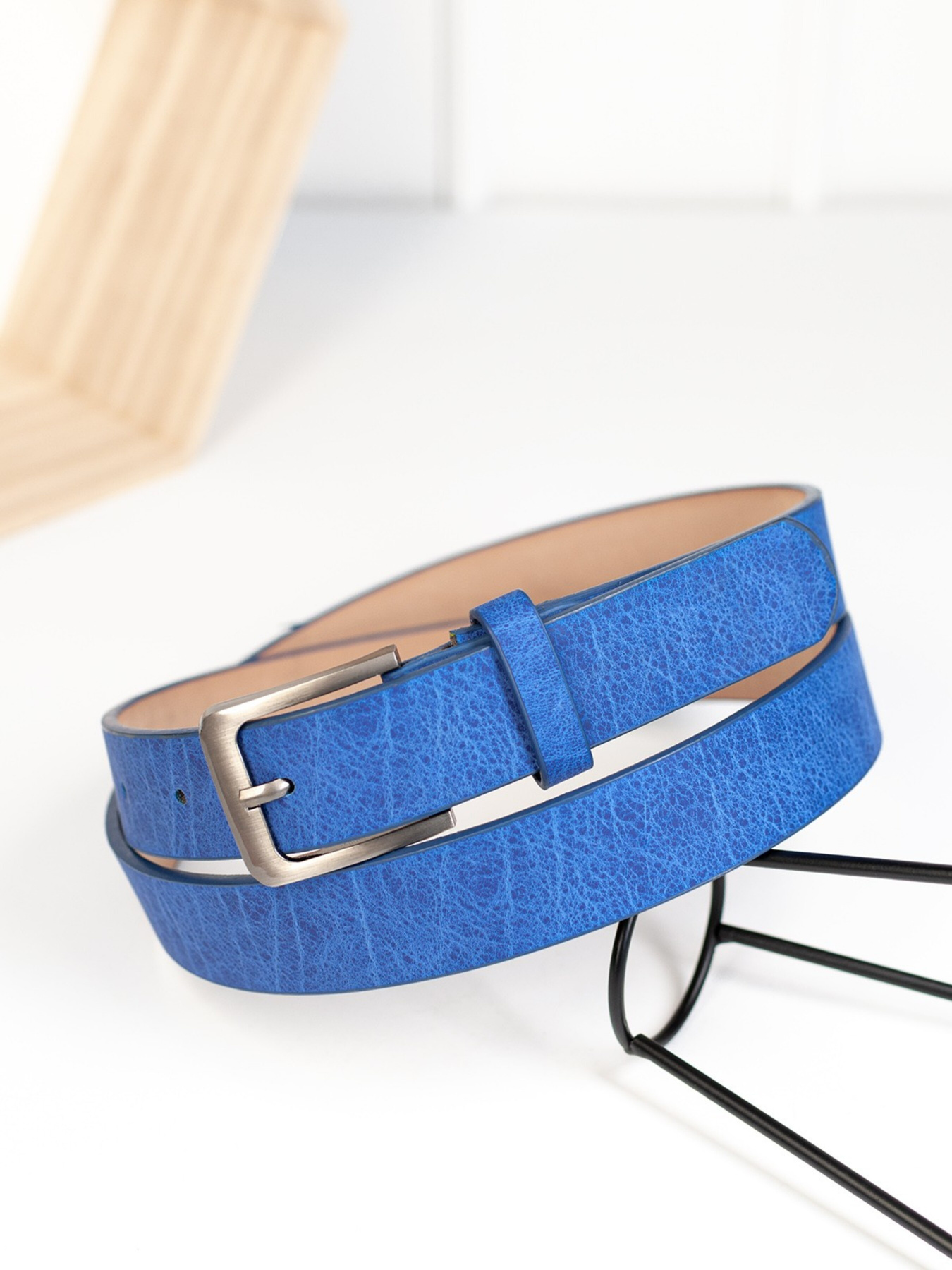 Ремень ISSA Plus модель R1-137_blue Фото