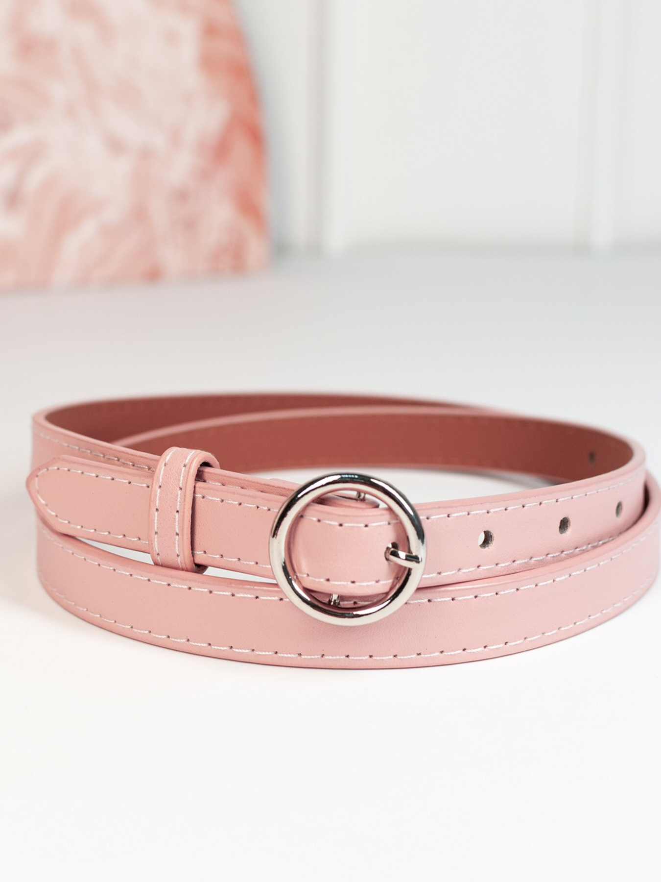 Ремень ISSA Plus модель R1-140_pink Фото