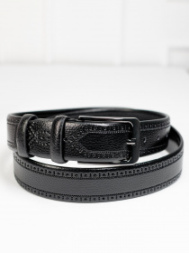 Ремень ISSA Plus модель R1-141_black Ремень ISSA Plus модель R1-141_black Фото