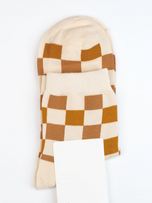 Носки ISSA Plus модель NS-279_beigebrown Фото