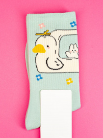 Носки ISSA Plus модель NS-287_mint Фото