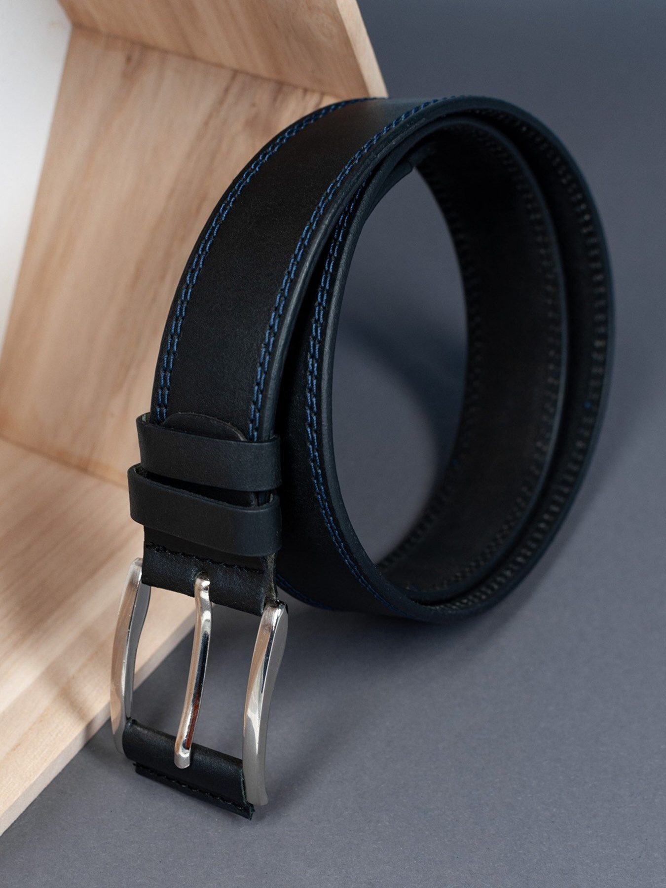 Ремень ISSA Plus модель R1-81_blue Ремень ISSA Plus модель R1-81_blue Фото