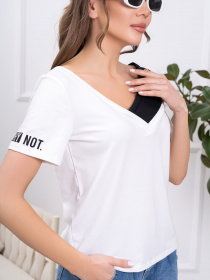 Футболка ISSA Plus модель 13775_white Фото