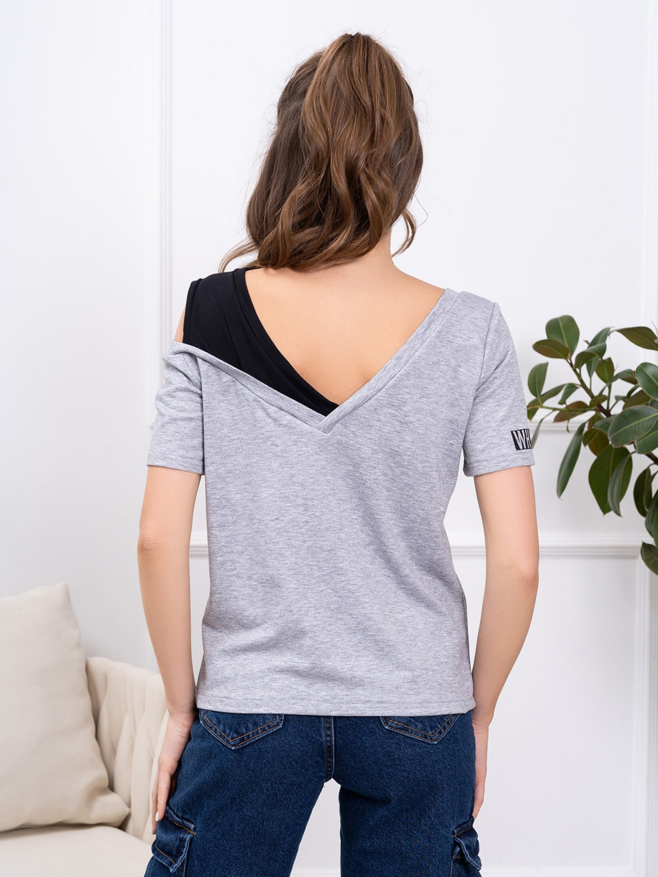 Футболка ISSA Plus модель 13775_grey Фото