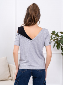 Футболка ISSA Plus модель 13775_grey Фото