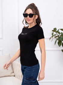 Футболка ISSA Plus модель 13777_black Фото