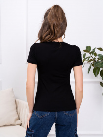 Футболка ISSA Plus модель 13777_black Фото