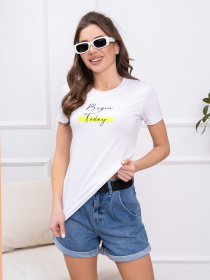 Футболка ISSA Plus модель 13778_white Фото