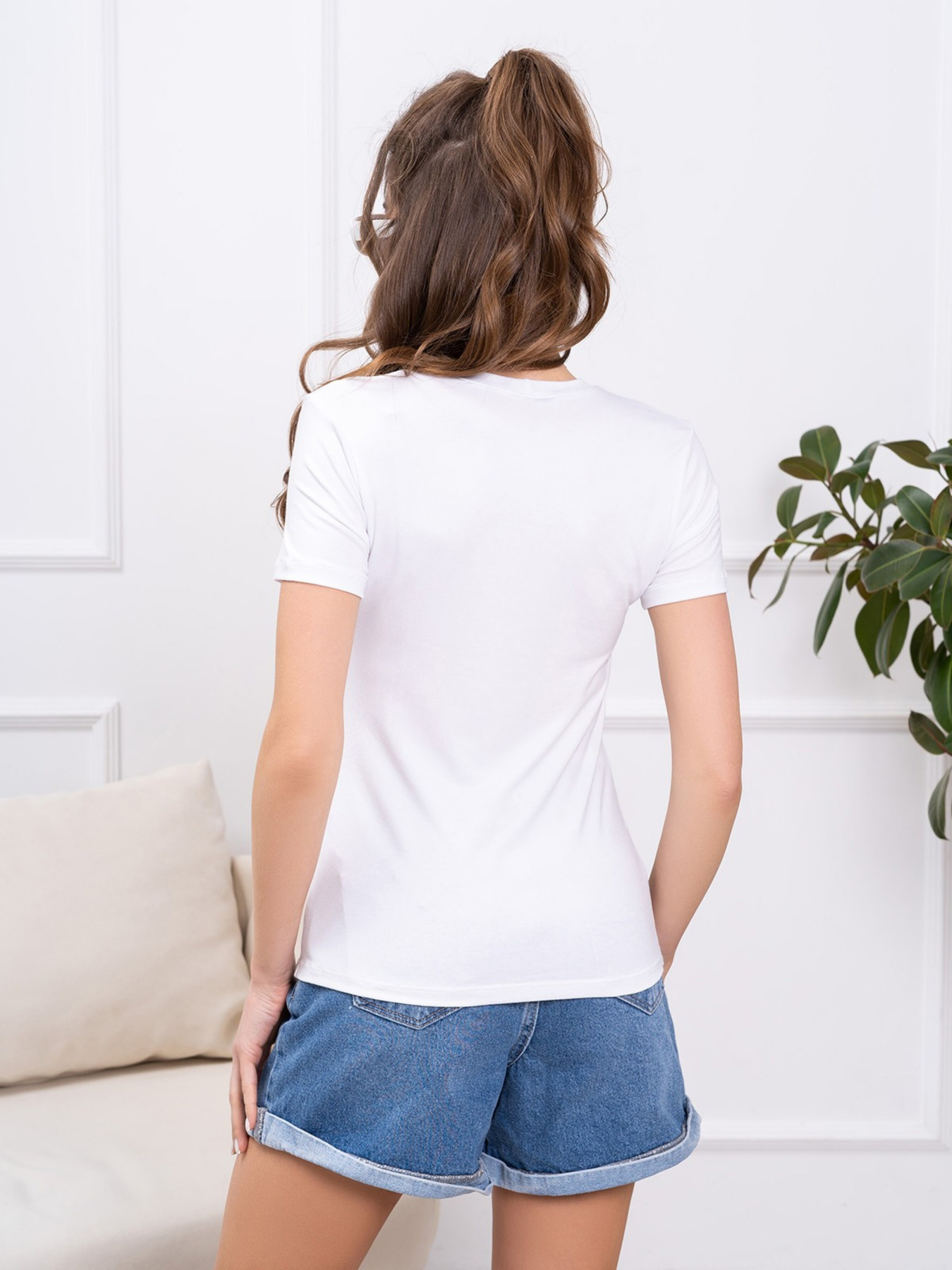 Футболка ISSA Plus модель 13778_white Фото