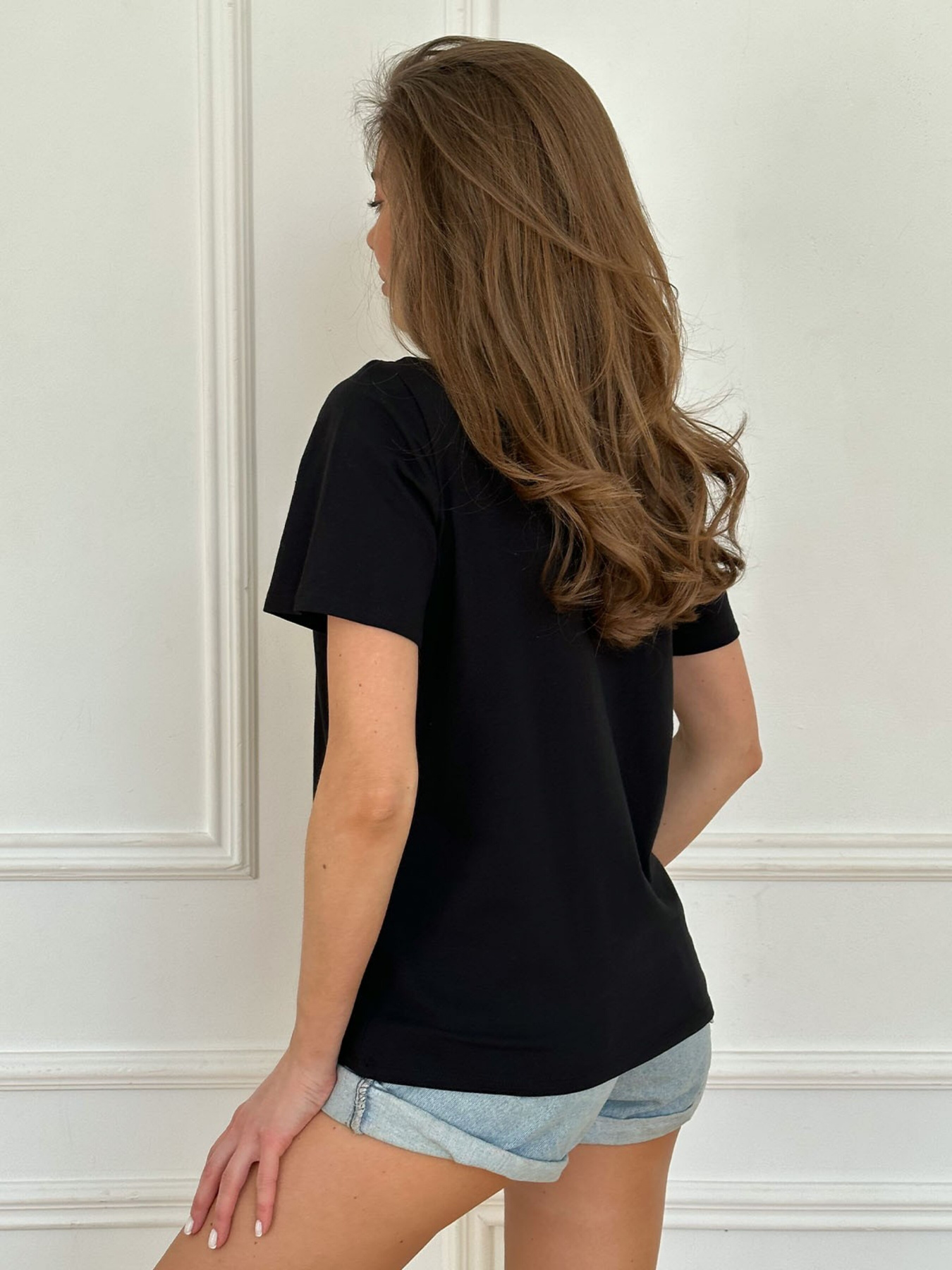 Футболка ISSA Plus модель 13780_black Фото