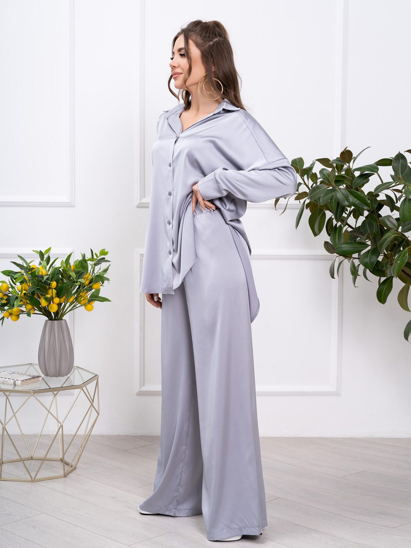 Костюм ISSA Plus модель 13782_grey Фото