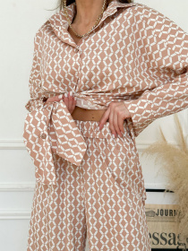 Костюм ISSA Plus модель 13783_beige Фото