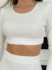 Костюм ISSA Plus модель 13794_milky Фото