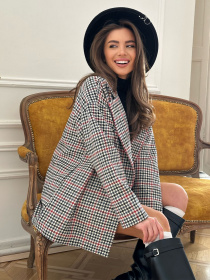 Піджак ISSA Plus модель 13798_multicolor Фото