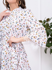 Платье мини ISSA Plus модель SA-444_white Фото