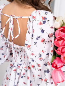 Платье мини ISSA Plus модель SA-456_white Фото