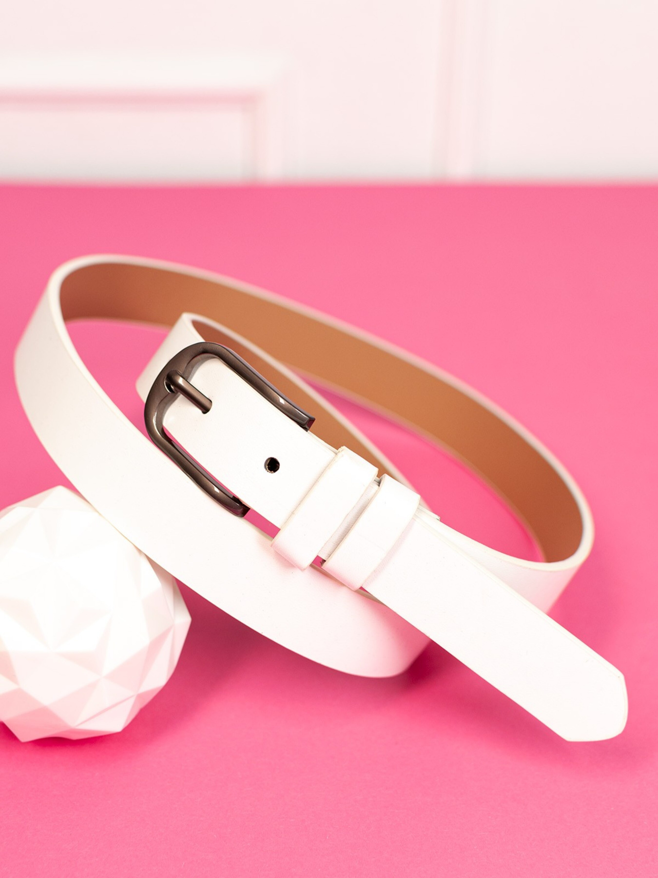 Ремень ISSA Plus модель R1-153_white Фото