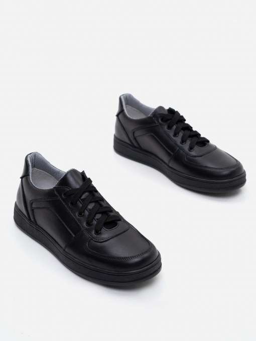 Кеды низкие ISSA Plus модель OB2-196_black Фото