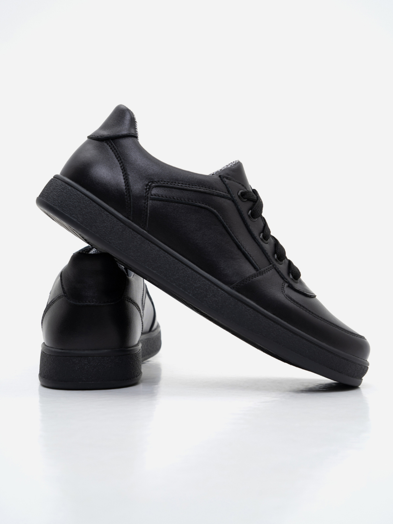 Кеди низькі ISSA Plus модель OB2-196_black Кеди низькі ISSA Plus модель OB2-196_black Фото