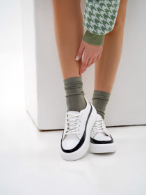 Кеди низькі ISSA Plus модель OB2-208_white Кеди низькі ISSA Plus модель OB2-208_white Фото