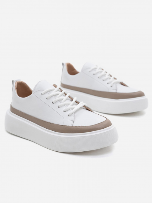 Кеды низкие ISSA Plus модель OB2-209_white Фото