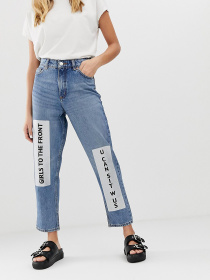 Прямые джинсы Monki модель 46772 Фото