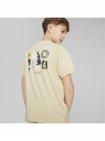Футболка PUMA Downtown Graphic Tee Kids модель 620265 Фото
