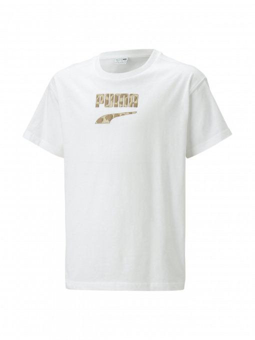 Футболка PUMA DOWNTOWN Logo Tee KIDS модель 620262 Фото