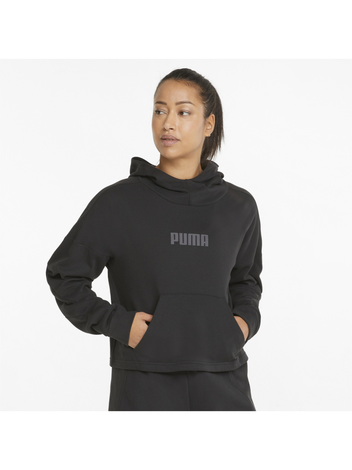 Худи PUMA Logo French Terry PO Hoodie модель 521592 Фото