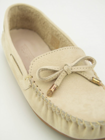 Мокасини Respect модель RK_01_BONE_NUBUCK Фото