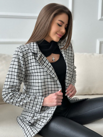 Піджак ISSA Plus модель 13804_multicolor Піджак ISSA Plus модель 13804_multicolor Фото