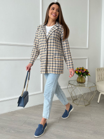 Піджак ISSA Plus модель 13806_multicolor Піджак ISSA Plus модель 13806_multicolor Фото