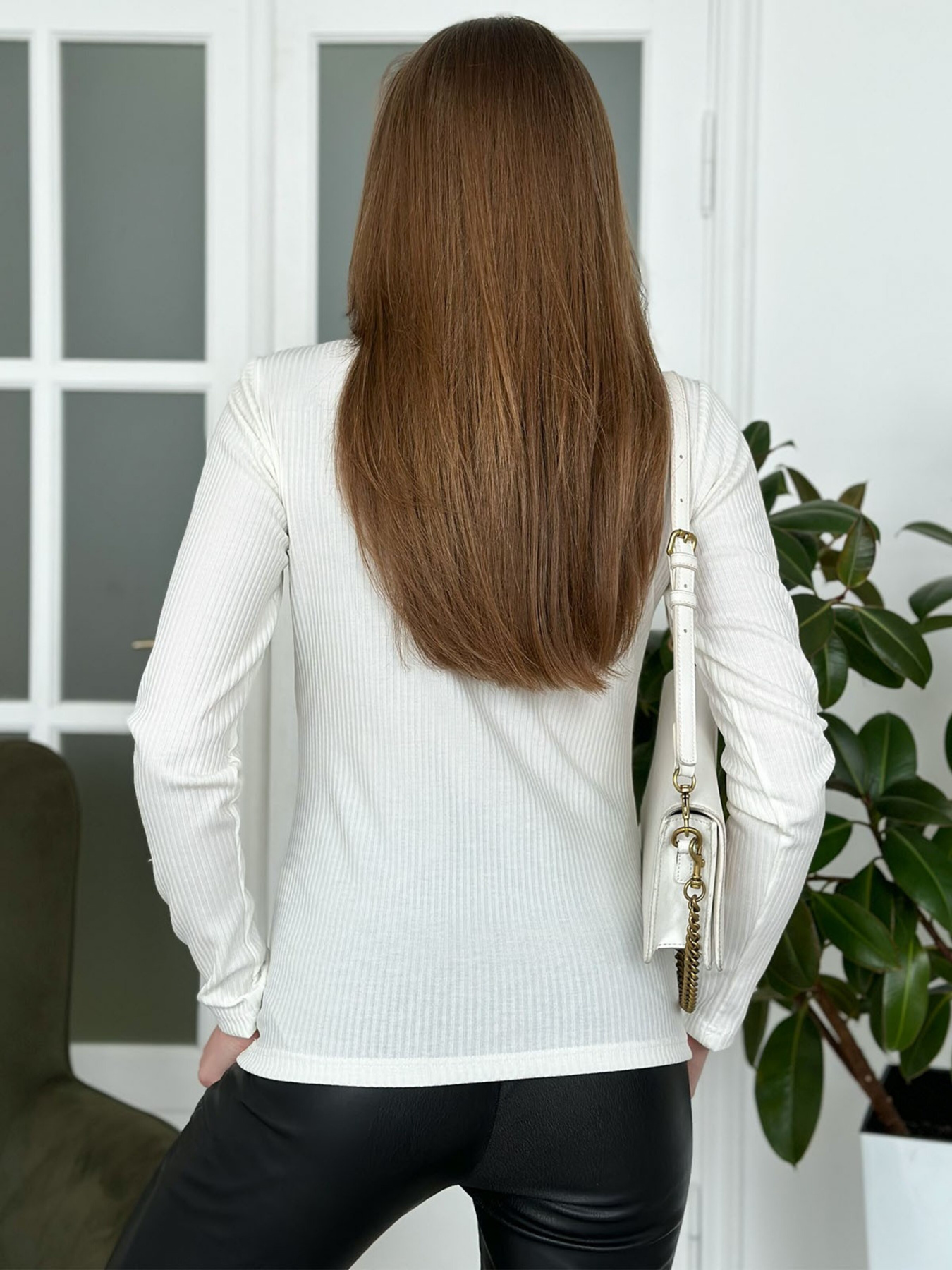 Лонгслив ISSA Plus модель 13824_milky Фото