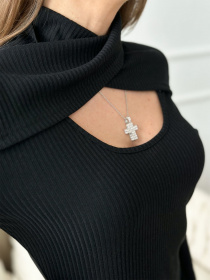 Лонгслив ISSA Plus модель 13824_black Лонгслив ISSA Plus модель 13824_black Фото