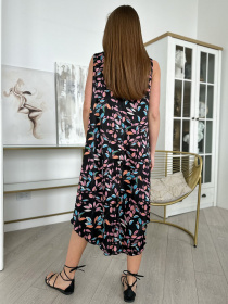 Сукня міді ISSA Plus модель 13835_black Фото