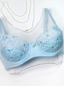 Бюстгальтер ISSA Plus модель BL2-667_blue Фото