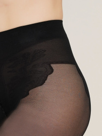 Колготи ISSA Plus модель Bikini20_black Фото