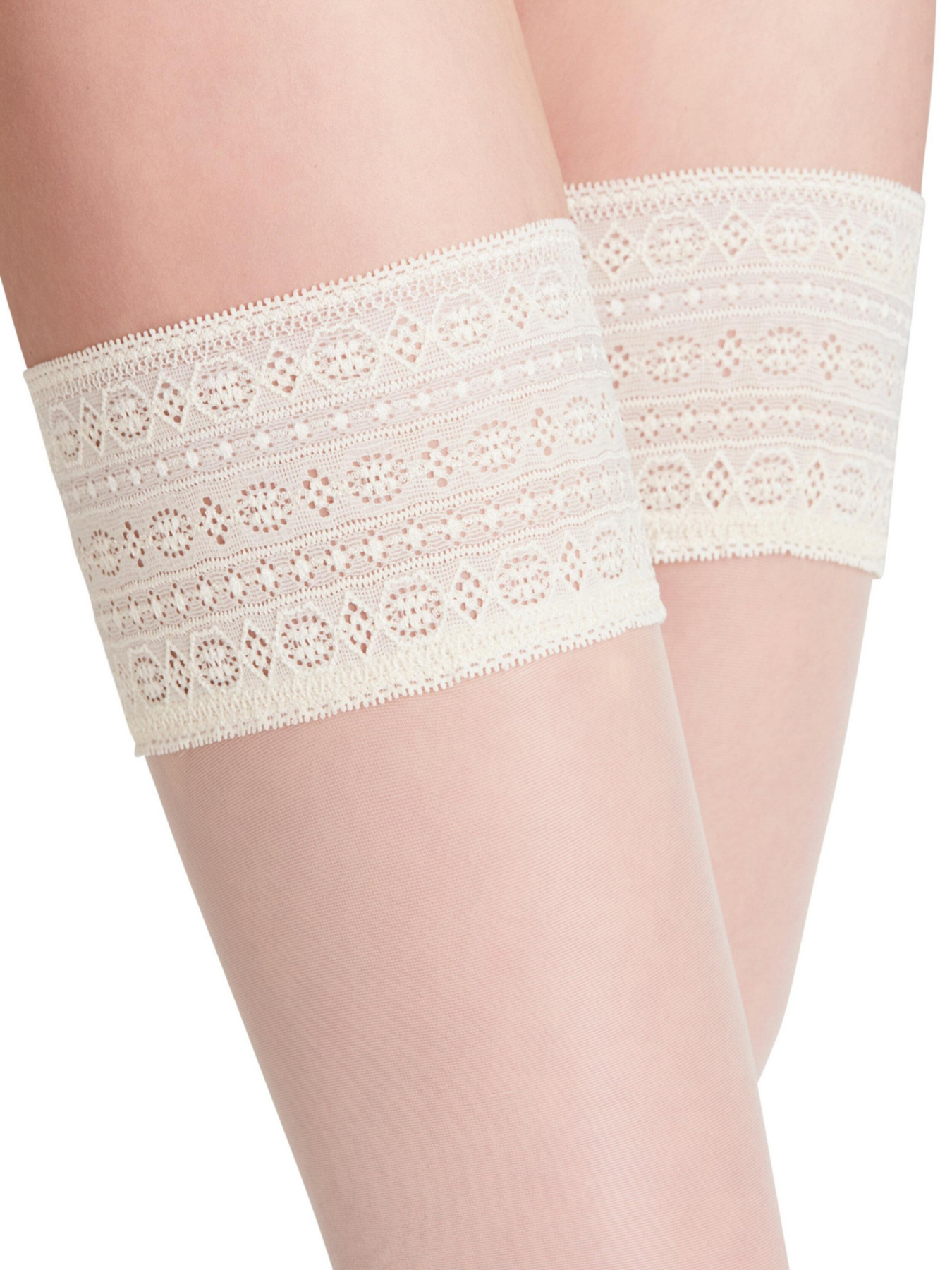 Чулки ISSA Plus модель Prestige40_white Фото