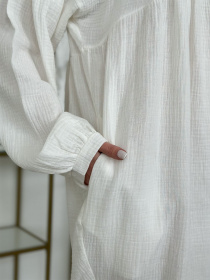 Платье миди ISSA Plus модель 13818_milky Фото