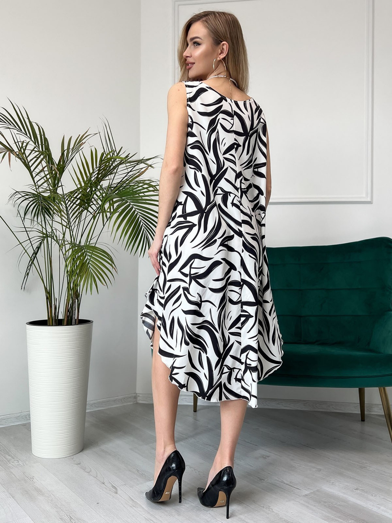 Сарафан ISSA Plus модель 13834_white Фото