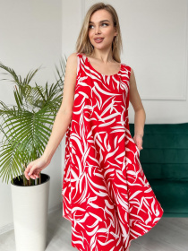 Сарафан ISSA Plus модель 13834_red Фото